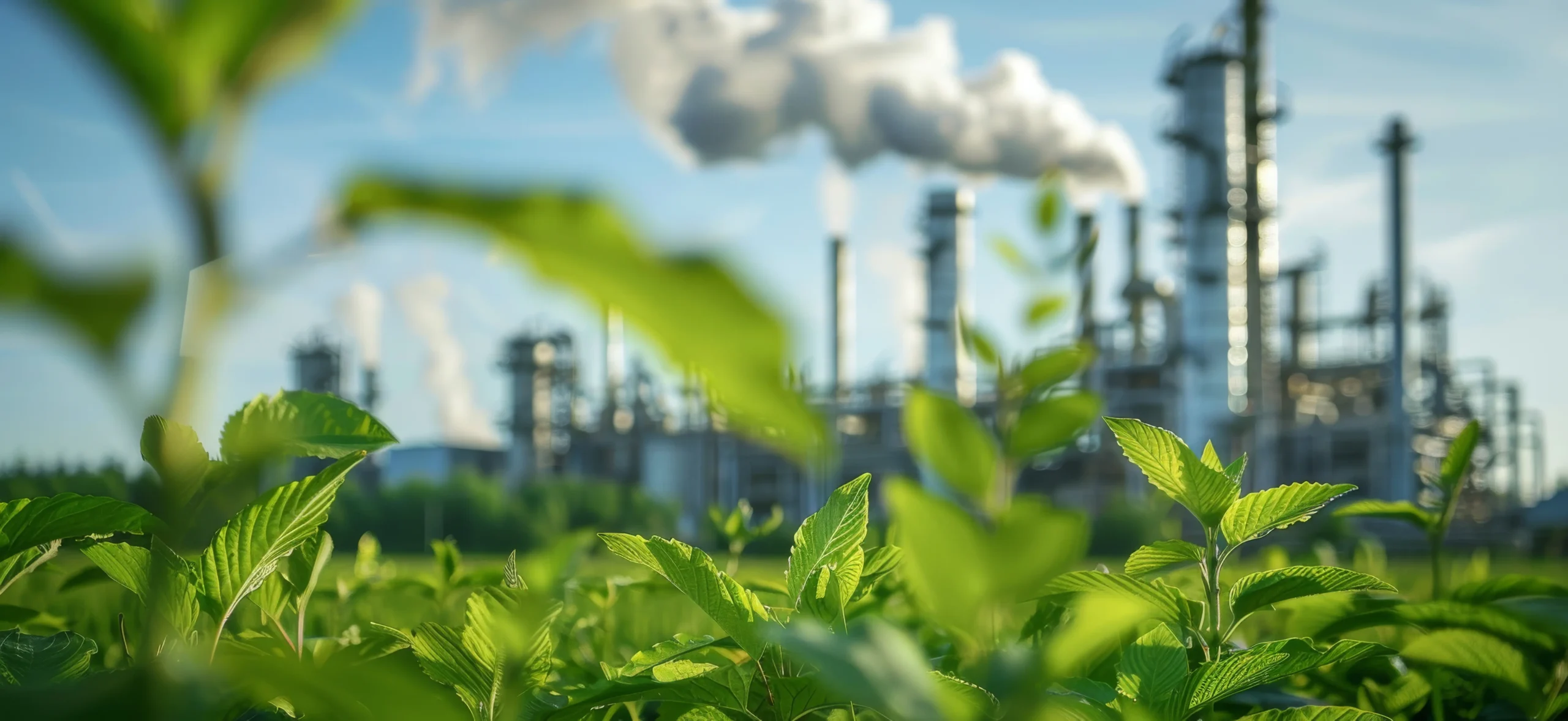 power plants blowing smoke