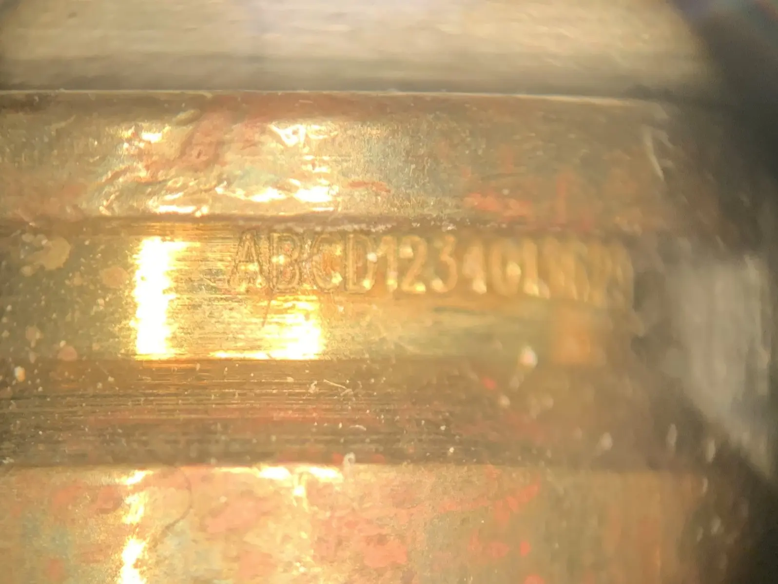 Ammunitions With Laser Markings