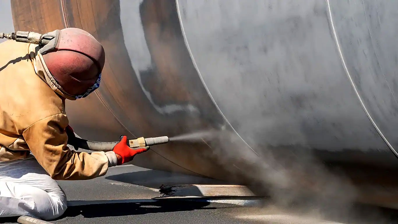 blasting cleaning
