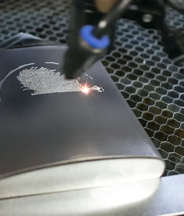 Laser Marking Metal Flask