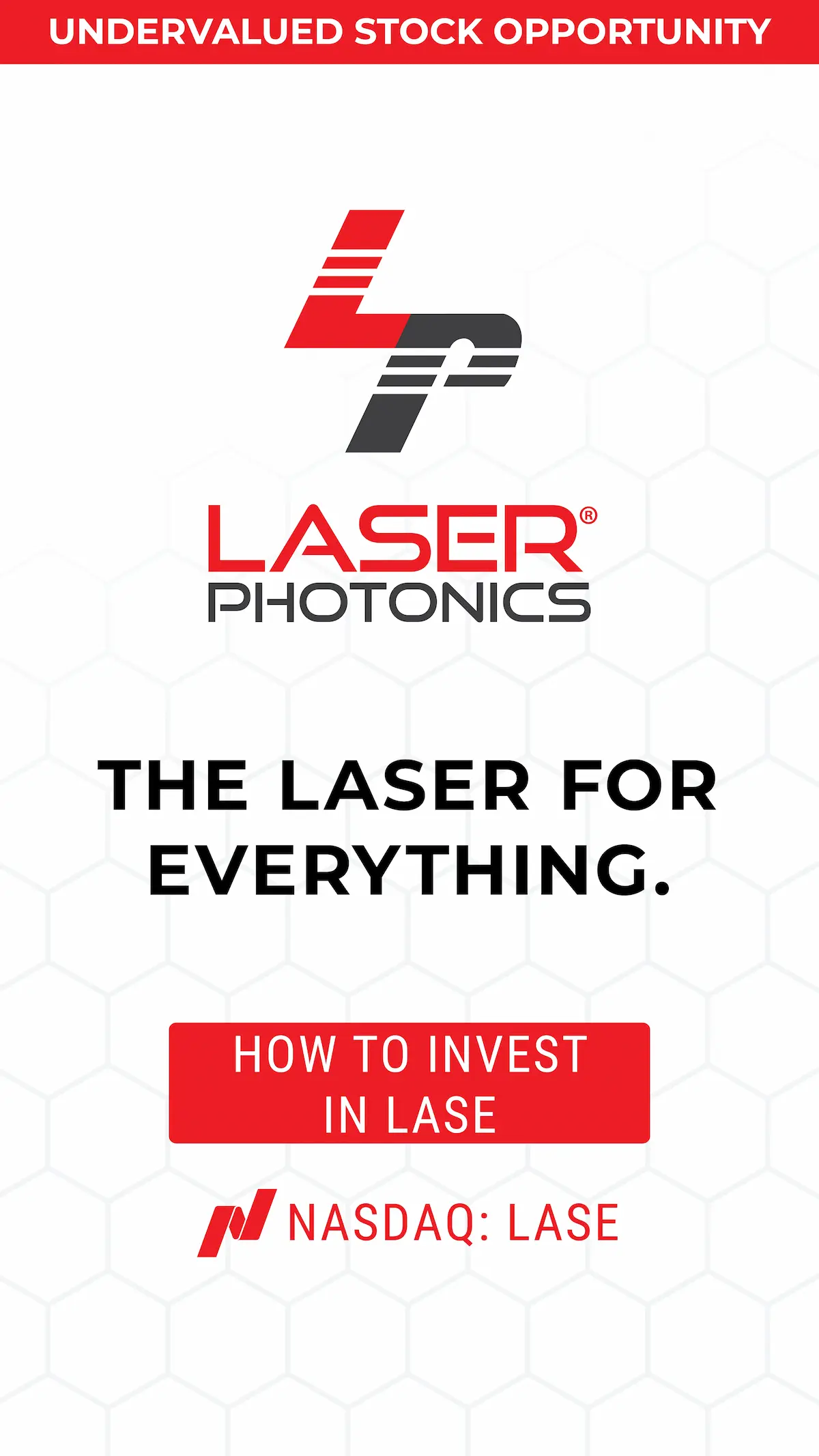 Laser Photonics Lase Stock Banner Contact Us