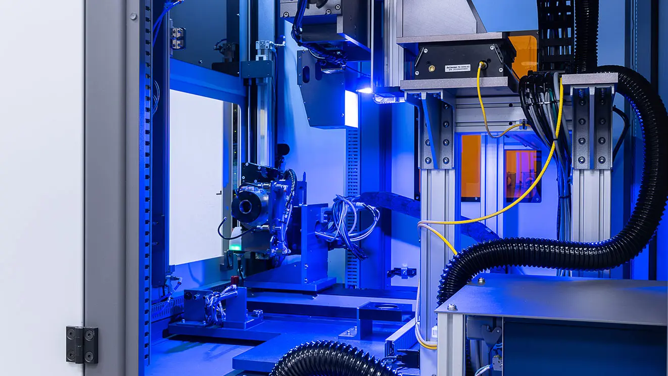 Laser Welding Internal View From Right Side